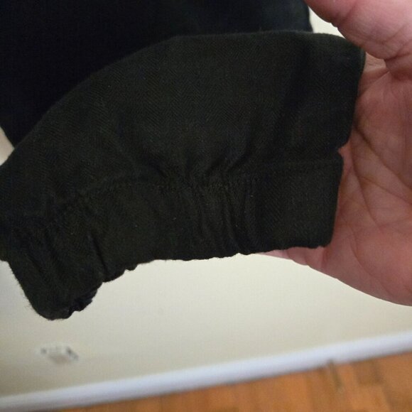 Evereve Tessa Linen Blend Cargo Joggers Black Neutral Size 31 - Picture 5 of 7